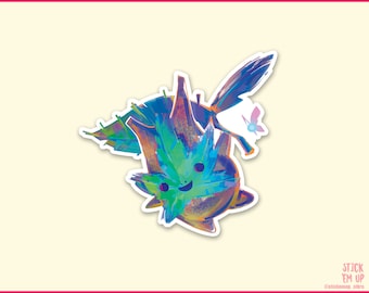 Korok - Pegatina de vinilo troquelada - LoZ, BotW, TotK, WW