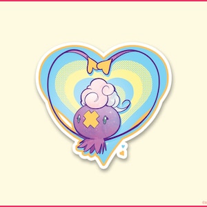 Pokémon - Drifloon - Sticker vinyle découpé