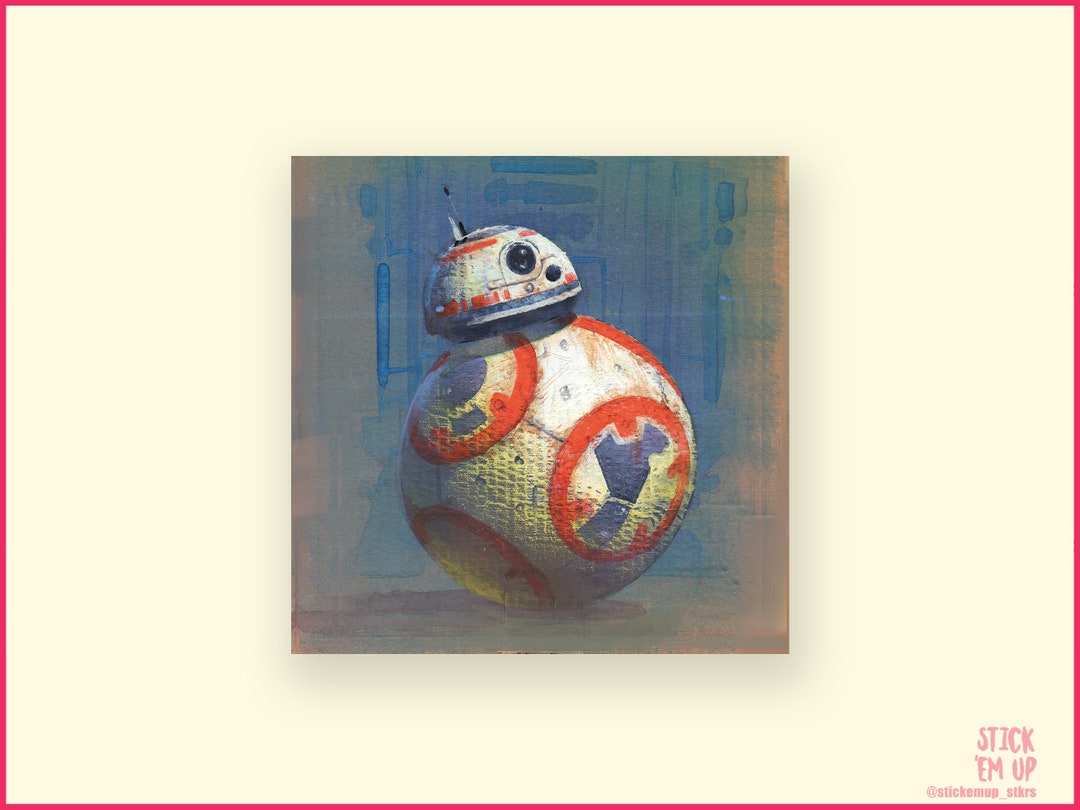 Star Wars - BB8 | 6 X 6 Mini Art Print - Etsy Israel