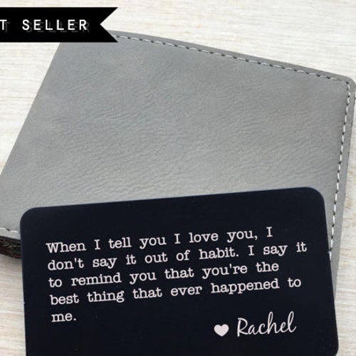 custom engraved wallet card insertpersonalized fathers day etsy wallet insert card, engraved wallet, engraved wallet cards custom engraved wallet card
