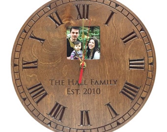 picture frame clock etsy