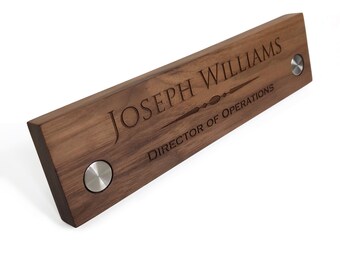 Personalized Desk Name Plate Etsy