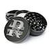 Monogram Black Herb Grinder, Personalized Grinder / Laser engraved 