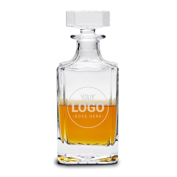 Custom Logo Decanter Set Etsy