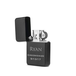 Personalized Lighter, Engraved lighter, Groomsman lighter / Laser engraved lighter w/case  Cigar lighter, Engraved lighter, Custom lighter
