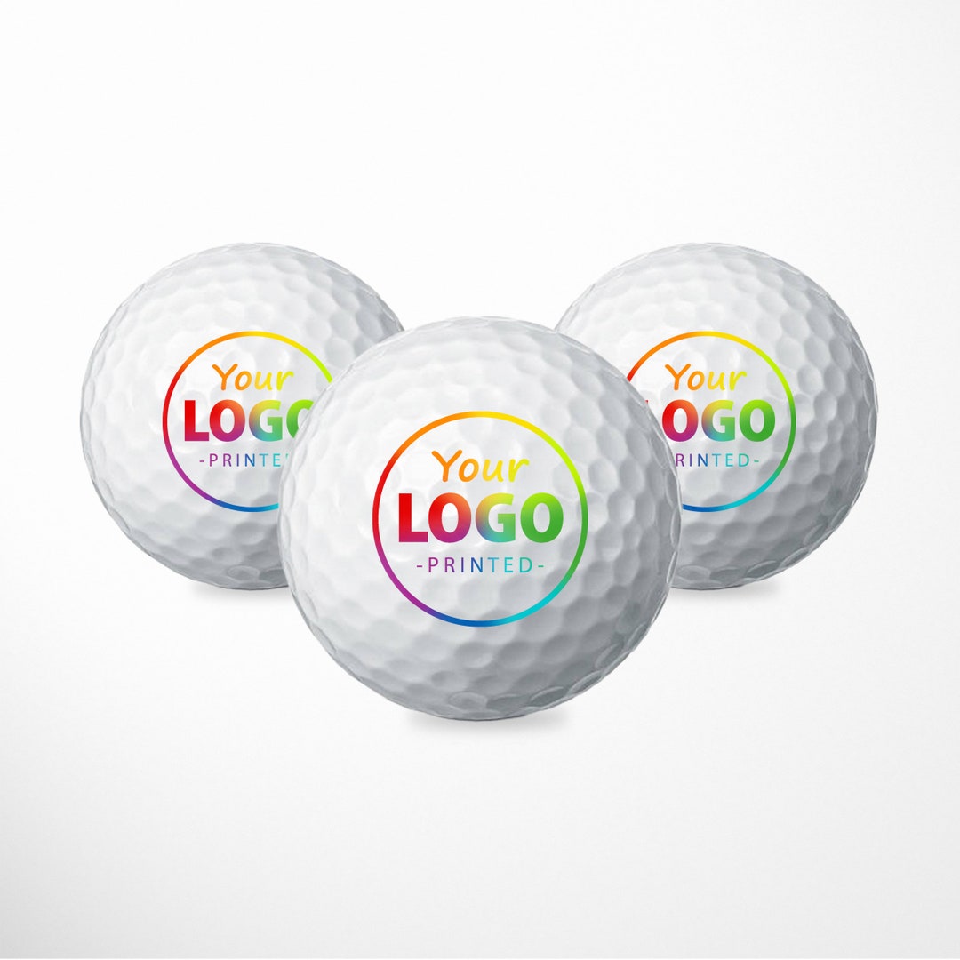Custom Printed Golf Balls With Your Text or Photo, Golf Gift Idea