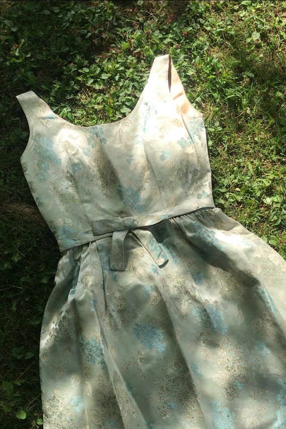 1950's Brocade Cocktail Dress