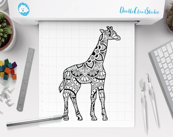 Download Giraffe Mandala Svg Etsy Download Giraffe Mandala Svg Etsy