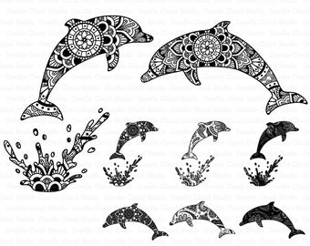 dolphin svg etsy