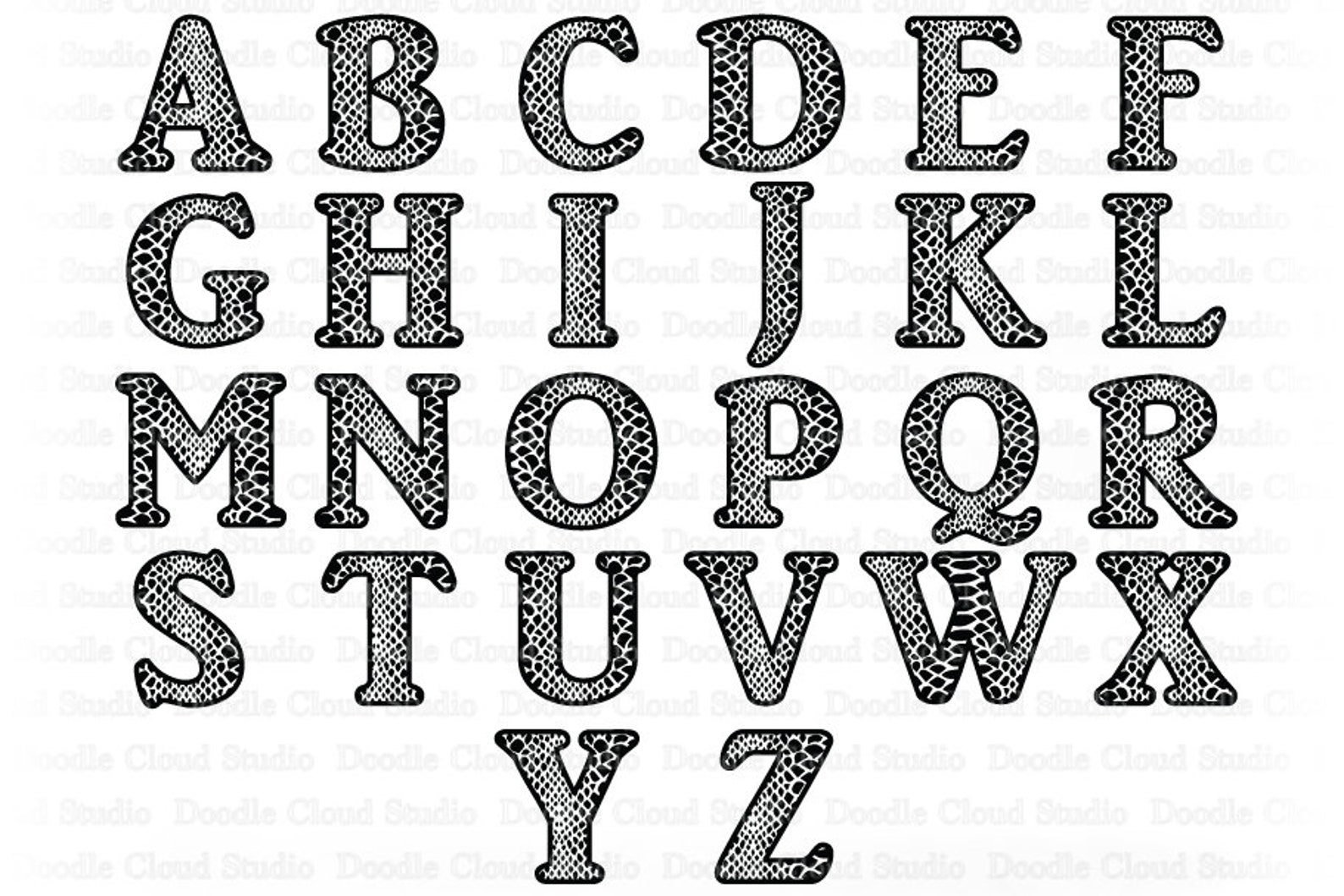 Snake Letras Snake Alphabet SVG, Animal Letters SVG Files para Cameo & Cricut ...