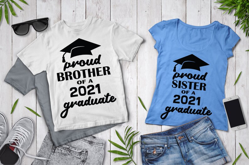 Proud Family of a 2021 Graduate SVG Graduation Shirt SVG ...