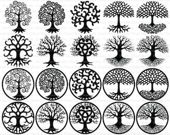 Tree of Life, Tree of Life SVG, Tree Svg, Tree of Life SVG Files for Silhouette and Cricut. Tree of Life Clipart, Svg Png Ai Eps Dxf