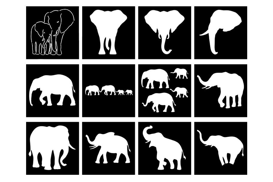 elephants-svg-digital-stencil-elephant-stencil-elephant-family-stencil-digital-stencil-templates-mom-and-baby-elephant-baby-elephant-etsy