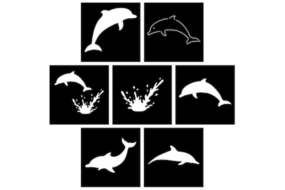 Whale 1 Reusable Mylar Stencl Art Supples - Etsy
