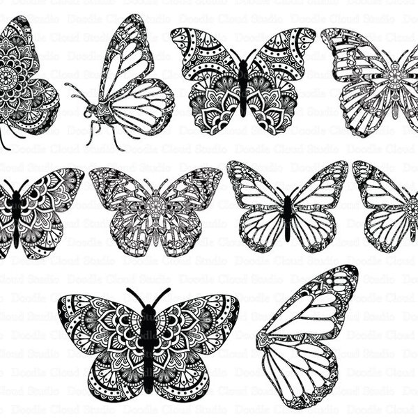 Butterfly Mandala - Etsy