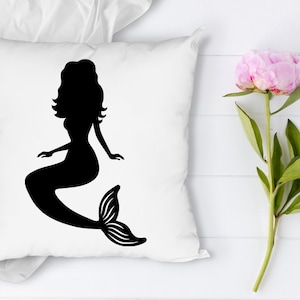 Mermaid SVG, Little Mermaid SVG Files for Silhouette & Cricut. Mermaid Shirt Svg, Mermaid Clipart, Mermaids Bundle Svg, svg eps ai png dxf. image 6