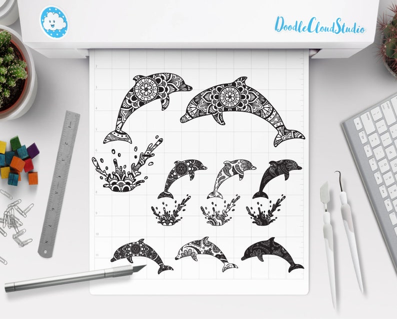 Download Dolphin Mandala SVG Dolphin svg Dolphin Mandala SVG files ...