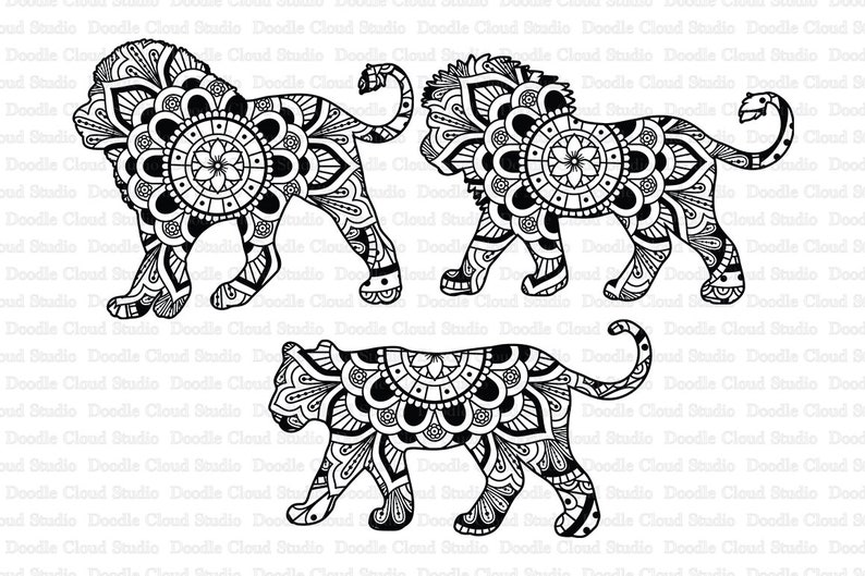 Download Mandala Lion Svg 84 File For Free