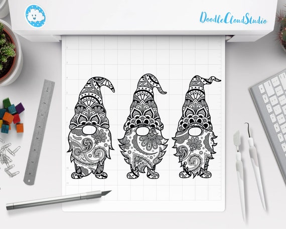 Download Gnome Svg Gnome Mandala Svg Three Gnomes Svg Cut Files For Silhouette Cameo And Cricut Gnomes Zentangle Svg Gnome Mandala Clipart By Doodle Cloud Studio Catch My Party PSD Mockup Templates