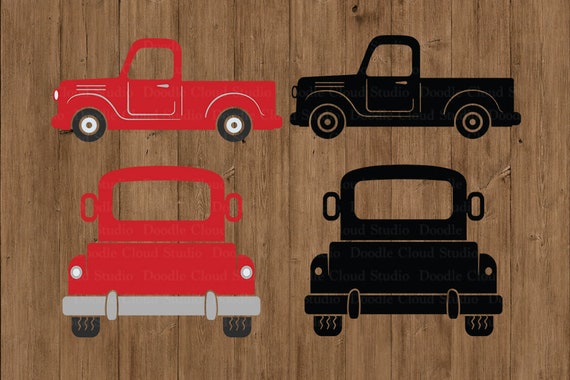 Truck Svg Truck Farm Svg Files For Silhouette And Cricut Etsy