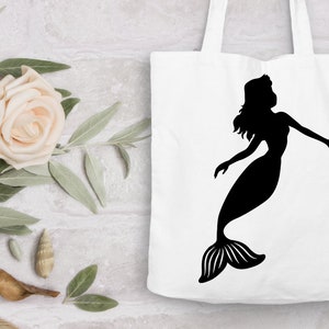 Mermaid SVG, Little Mermaid SVG Files for Silhouette & Cricut. Mermaid Shirt Svg, Mermaid Clipart, Mermaids Bundle Svg, svg eps ai png dxf. image 7