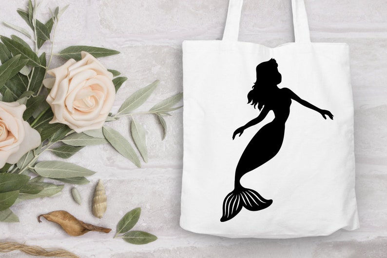 Mermaid SVG, Little Mermaid SVG Files for Silhouette & Cricut. Mermaid Shirt Svg, Mermaid Clipart, Mermaids Bundle Svg, svg eps ai png dxf. image 7