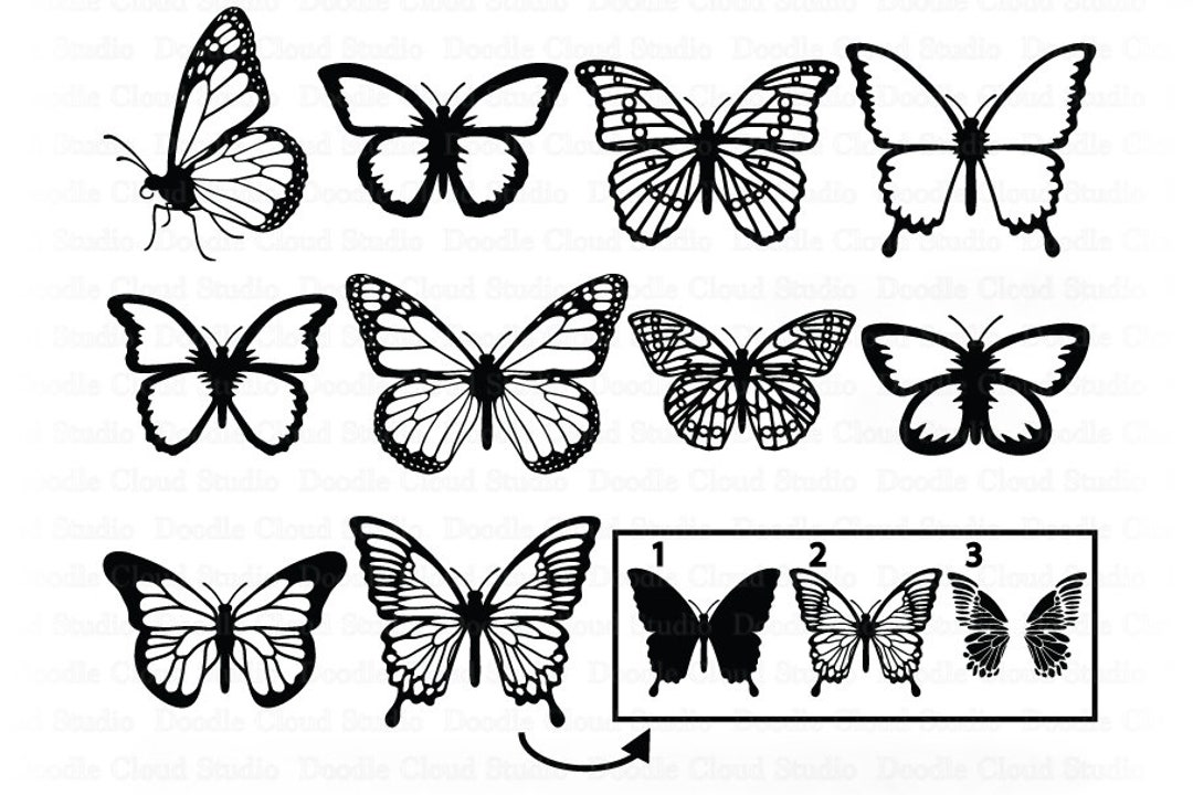 Butterfly SVG, Butterfly SVG Bundle SVG Files for Silhouette and Cricut ...