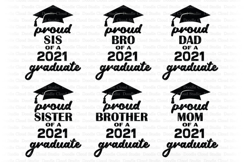 Download Proud Family of a 2021 Graduate SVG Graduation Shirt SVG | Etsy