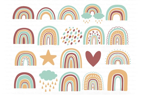 Download Rainbow Svg Rainbows Terracotta Svg Files For Silhouette And Cricut Boho Rainbow Cute Rainbows Svg Rainbow Clipart Rainbow Baby Clipart By Doodle Cloud Studio Catch My Party