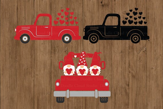 26+ Valentine Truck Svg Free Images Free SVG files | Silhouette and