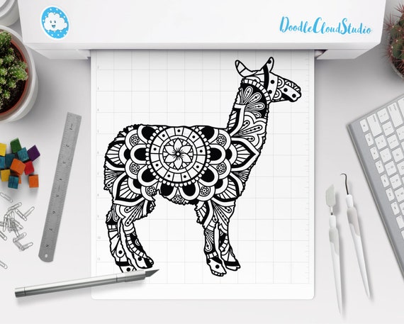 Download Llama Svg Llama Mandala Svg Files For Silhouette Cameo And Cricut Animal Mandala Svg Llama Mandala Clipart Alpaca Mandala By Doodle Cloud Studio Catch My Party