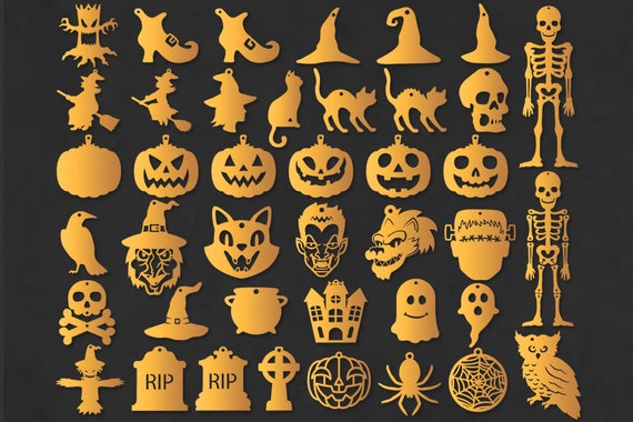 Download Halloween Earrings Svg Halloween Earrings Template Bundle Svg Files For Silhouette Cameo And Cricut Pumpkin Ghost Cat Witch Skeleton By Doodle Cloud Studio Catch My Party PSD Mockup Templates