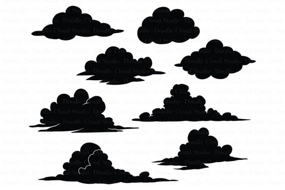 Vector Clouds Silhouette