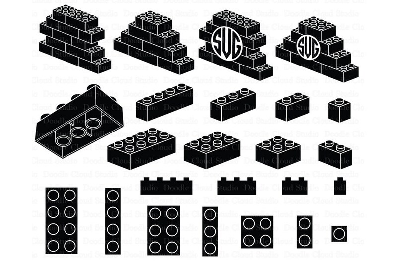 Download Lego SVG Building Blocks SVG Lego Bricks svg Lego Monogram ...