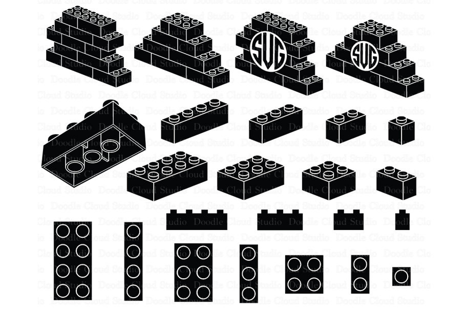 Download Lego SVG Building Blocks SVG Lego Bricks svg Lego Monogram ...