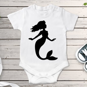 Mermaid SVG, Little Mermaid SVG Files for Silhouette & Cricut. Mermaid Shirt Svg, Mermaid Clipart, Mermaids Bundle Svg, svg eps ai png dxf. image 4