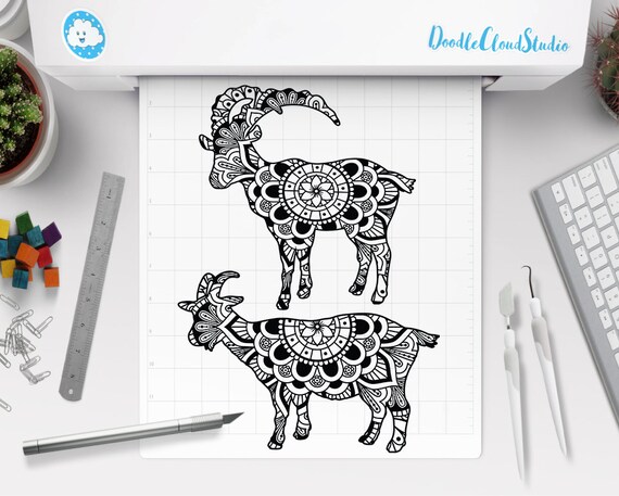 Download Goat Mandala Svg Goat Files For Silhouette Cameo And Cricut Ibex Mandala Svg Animal Mandala Svg Goat Svg Ibex Svg Goat Mandala Clipart By Doodle Cloud Studio Catch My Party