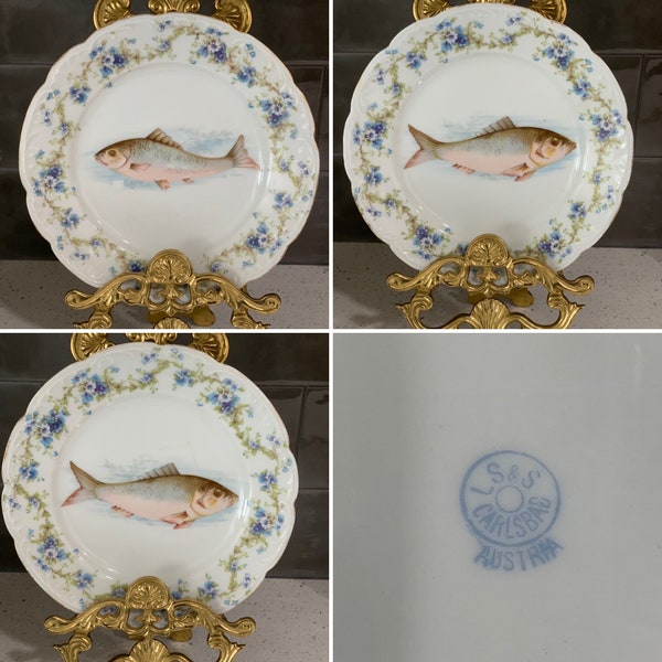 Fish Plates Etsy