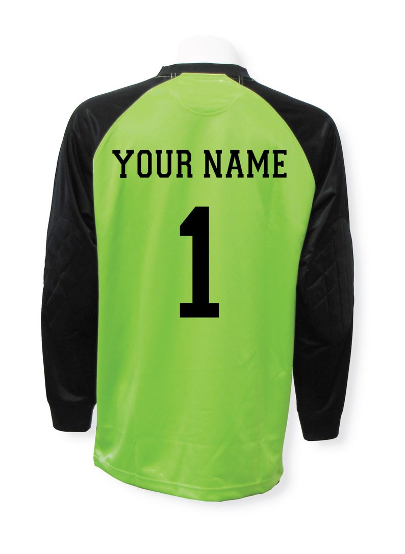 Soccer goalkeeper jersey personalized with your name and Etsy