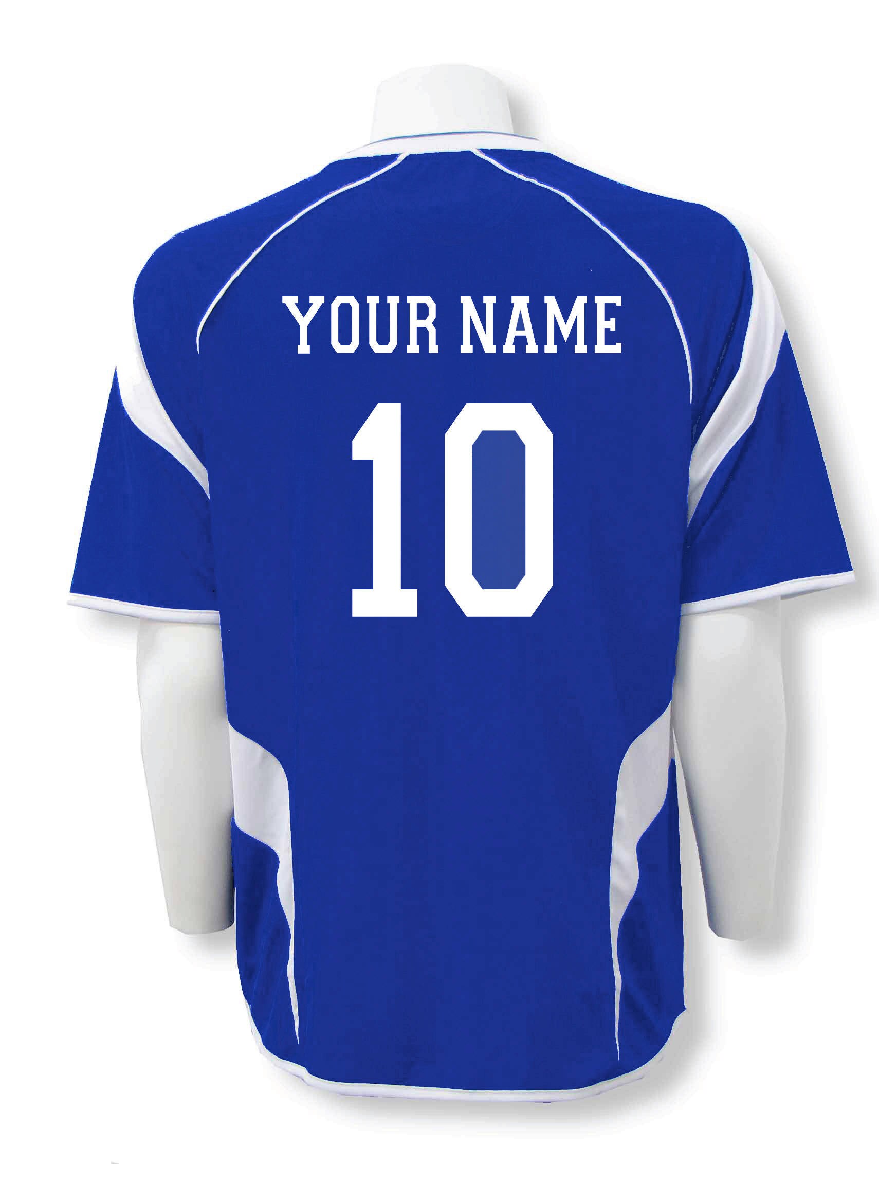 Soccer Jersey Personalized with Your Name and Number on Back Etsy