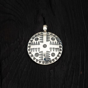 Silver sun symbol || Baltic Jewellery || Symbol of life || Silver pendant