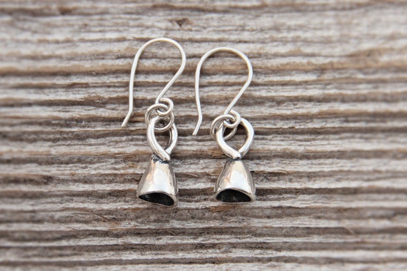 Etsy silver shop drop earrings