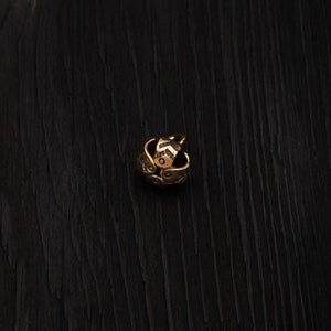 Little bell pendant || chiming bronze bell || pagan bronze bell || little ethno bell pendant || ringing little bell jewlery
