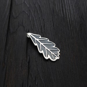 Eichenbaum Anhänger|| Sterling Silber || Silber Natur inspiriert Anhänger || Baum Schmuck||Eichenbaum Schmuck|| Spitzenanhänger|| Eiche Baum Anhänger