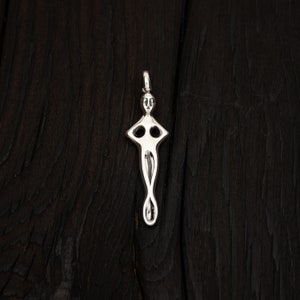 Silver Viking Amulet -guardian pendant || silver ethno pendant || celtic style pendant || ancient silver guardian pendant