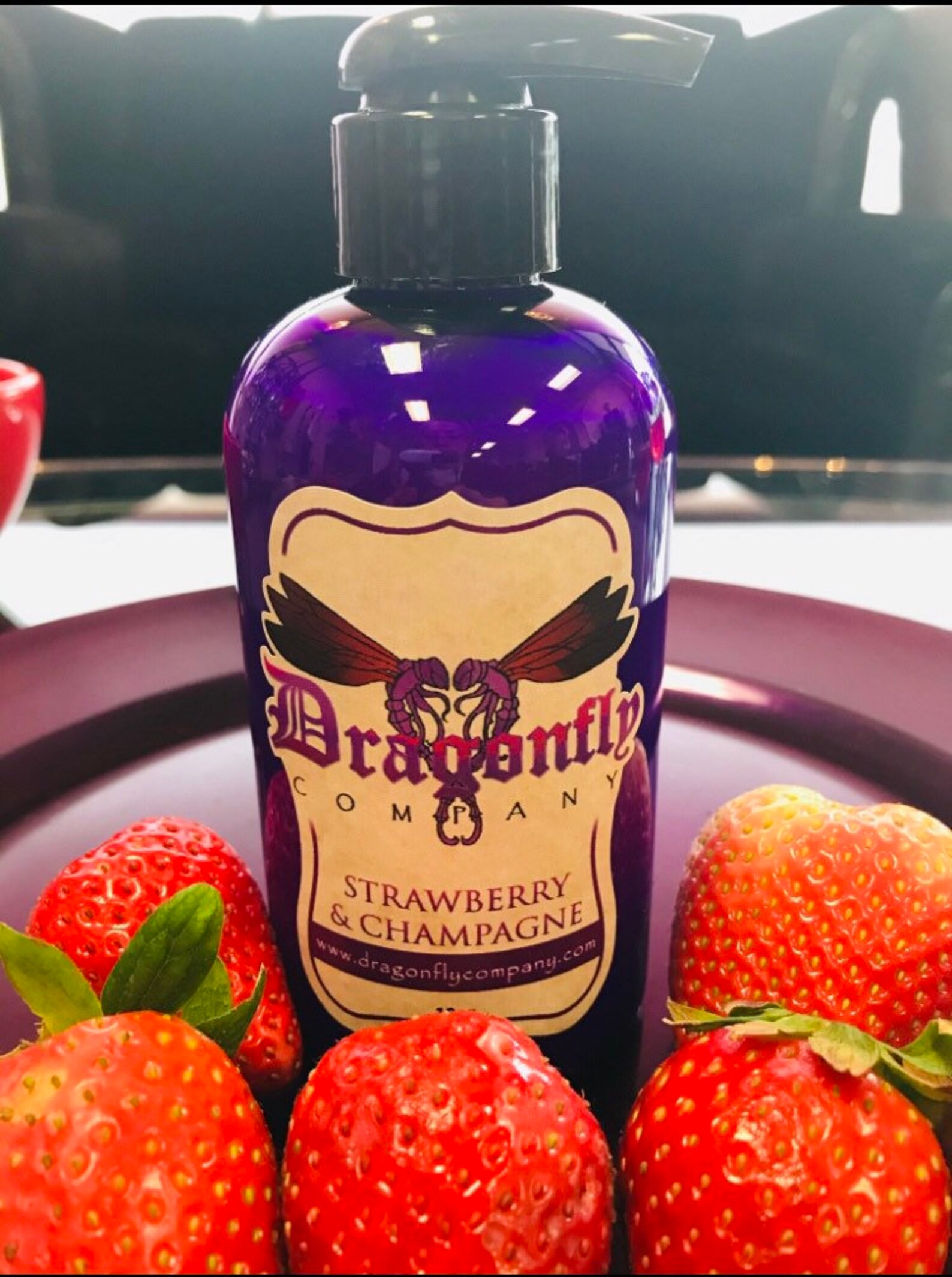 Strawberry & Campaign Body Lotion Etsy