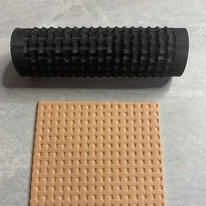 Basket weave texture roller D