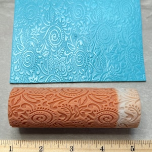 Floral 3 clay texture roller U