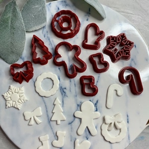 Christmas cutters collection 1 for polymer clay #84