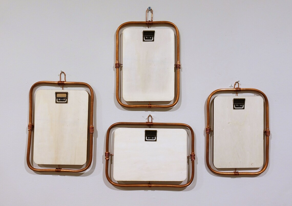Copper Floating Picture Frames Etsy